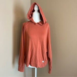 VUORI Sunny Side Hoodie Sweatshirt Relaxed Coral Orange Cinnamon Women's Small